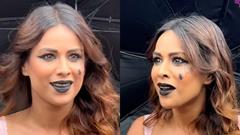 Nia Sharma gets trolled for wearing jet black lipstick; Netizens call her 'urfi ki behan' Thumbnail