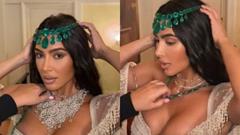 Kim Kardashian drops some exclusive BTS snaps from Anant Ambani and Radhika Merchant's wedding; See pics Thumbnail