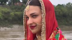 Himanshi Khurana Dresses Up As A Bride In Her New Post, Asim Riaz's Ex Remarks 'Voh Zeher Deta Toh...' Thumbnail