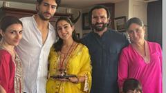 Sara Ali Khan ties Rakhi, misses Taimur and Inaya, poses with family Thumbnail