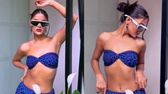 Priyanka Chahar Choudhary Sizzles In Blue  Beachwear, Fans Go Crazy Over Her Hotness Thumbnail