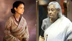 Kangana Ranaut takes a dig at Jaya Bachchan's name row; says, 'This arrogance hasn't spared...' Thumbnail