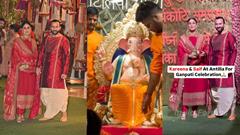 Kareena Kapoor and Saif Ali Khan twin in red for Ambani's 'Antiliacha Raja' Darshan- WATCH Video Thumbnail