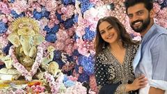 Fans Praise Zaheer Iqbal for performing Ganesh Aarti with wife Sonakshi; lauds him for accepting wife religion Thumbnail