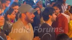 Salman Khan seen dancing with his family during the Ganpati Visarjan celebrations. Check out the video! Thumbnail