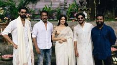 Rana Daggubati & Dulquer Salman's collab project 'Kaantha' launched with a pooja ceremony- PICS Thumbnail