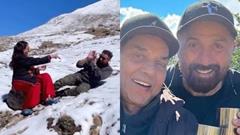 Sunny Deol Cherishes Heartwarming Moments from Mountain Getaway with Parents Dharmendra and Prakash Kaur Thumbnail