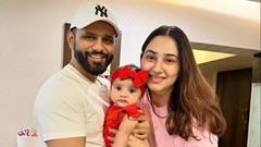 Rahul Vaidya and Disha Parmar shares adorable pictures as their little angel Navya turns ONE Thumbnail