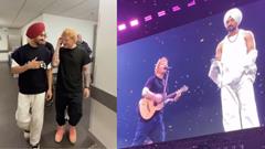 Diljit Dosanjh gets his favour returned by Ed Sheeran; the appearance makes fans go bananas Thumbnail