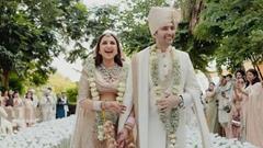 Mother of Parineeti Chopra,Reena Chopra pens a sweet note on her first wedding anniversary with Raghav Chadha Thumbnail