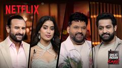 'TGIKS 2' Jr. NTR has a complaint about Janhvi Kapoor; Saif reveals his favourite actress from the south Thumbnail