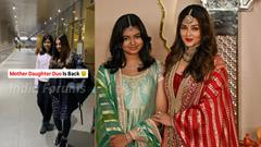 Aishwarya Rai and Aaradhya keep it casual while returning to the Bay; fans gush over the mother-daughter duo Thumbnail