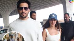 B-town power couple Sidharth Malhotra and Kiara Advani serve major couple goals as they twin in white Thumbnail