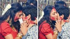 Rupali Ganguly Seen Celebrating Sindoor Khela with Son at Durga Puja Pandal Thumbnail