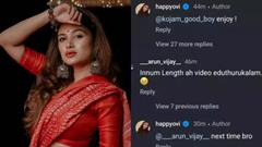 Oviya's reaction to leaked intimate viral video proves she is the Queen Of Cool Thumbnail