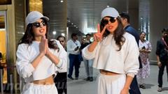 Priyanka Chopra arrives in Mumbai for 'Paani's release amid Nick Jonas' laser incident Thumbnail