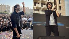 Kartik Aaryan kicks off the nation-wide tour after the release of 'Bhool Bhulaiyaa 3's title track Thumbnail