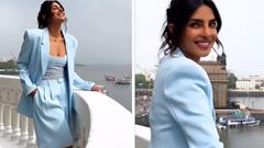 Priyanka Chopra embraces her Mumbaikar Vibes, enjoying the breeze at Gateway of India - WATCH  Thumbnail