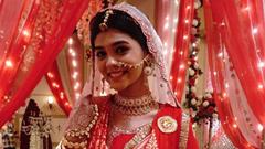 Pranali Rathod stuns in red and white Bridal lehenga for her show Durga  Thumbnail