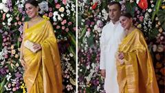 Mom-to-be Shraddha Arya's yellow saree is a perfect match for her golden glow Thumbnail