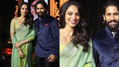 Sobhita Dhulipala bonds with Nagarjuna, Amala Akkineni at the ANR National Awards - WATCH Thumbnail