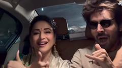 Kartik Aaryan’s Fun Moment with Madhuri Dixit, Vibes to Bhool Bhulaiyaa 3 Title Track During Promotions  Thumbnail