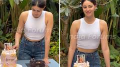 Ananya Panday Celebrates 26th Birthday with Paparazzi - Watch Video  Thumbnail