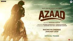 Ajay Devgn Joins Forces with Debutants Aaman Devgan and Rasha Thadani in the Action-Packed Film 'Azaad' Thumbnail