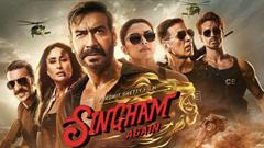 Singham Again Box Office Day 5: Ajay Devgn’s film crosses Rs 150 Cr Mark Thumbnail