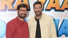 Aamir Khan and Ajay Devgn Reunite at Tera Yaar Hoon Main Mahurat, Recall Fun Moments from Ishq  Thumbnail