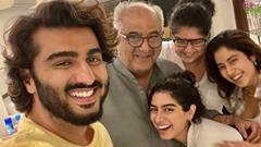 A look at unseen glimpses from Boney Kapoor’s birthday bash with his kids Thumbnail