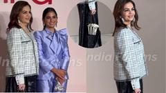 Nita Ambani Stuns with Daughter Isha Ambani, But It's Her Quirky Popcorn Bag That Wins All the Attention Thumbnail