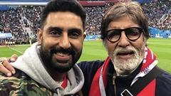 Amitabh Bachchan showers praise on Abhishek Bachchan; wishes for his efforts to be fulfilled  Thumbnail