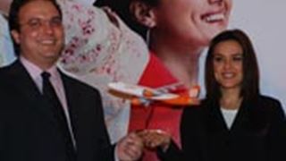 Preity Zinta as the brand ambassador of GO Air.
