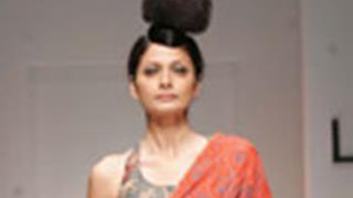 Anand Kabra's collection at Laknme fashion week.