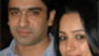 Cuddly Twosome - Eijaz Khan and Anita Hassanandani..