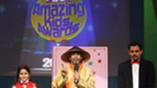 Stars from 'Chandni Chowk to China' at Pogo Amazing Kids Awards 2008.