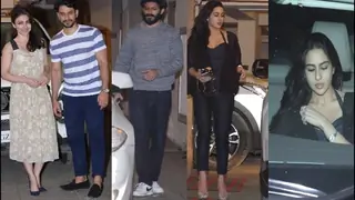 Sara Ali Khan and Harshvardhan arrive at Kareena's home for a bash! Thumbnail