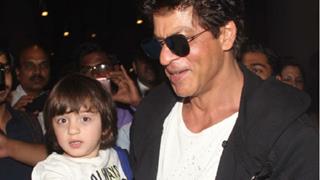 SRK takes the help of his youngest son AbRan Khan to promote 'Raees'