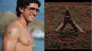 When Farhan Akhtar BURIED HIMSELF in the GROUND for this film scene!