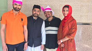 'Bin Kuch Kahe' actors seek blessings at Ajmer Sharif!