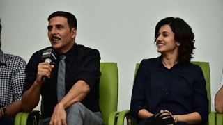 Akshay Kumar taught Taapsee action tricks for 'Naam Shabana.'