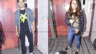 Ahem! Varun Dhawan's GIRLFRIEND spotted at the premiere of 'BKD'! Thumbnail