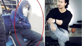Woaah: Tiger Shroff spotted in DISGUISE in Mumbai local train!