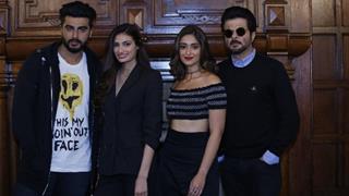 Team Mubarakan indulges in a light-hearted press conference in London.