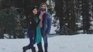 #CheckOut: Nakuul Mehta holidaying with wife Jankee Parekh Mehta in Kashmir!