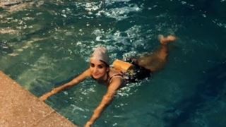 The on-screen Parvati takes up SWIMMING as her FITNESS MANTRA!