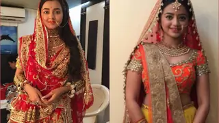 #Stylebuzz: 'Swaragini' Girls Helly Shah And Tejasswi Prakash Wayangankar Sure Make Beautiful Brides Thumbnail