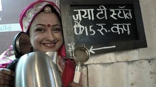 Actor opens a tea stall on the sets of 'Badho Bahu'?