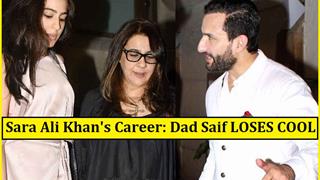Saif Ali Khan LOSES COOL on media reporting about his daughter Sara Thumbnail